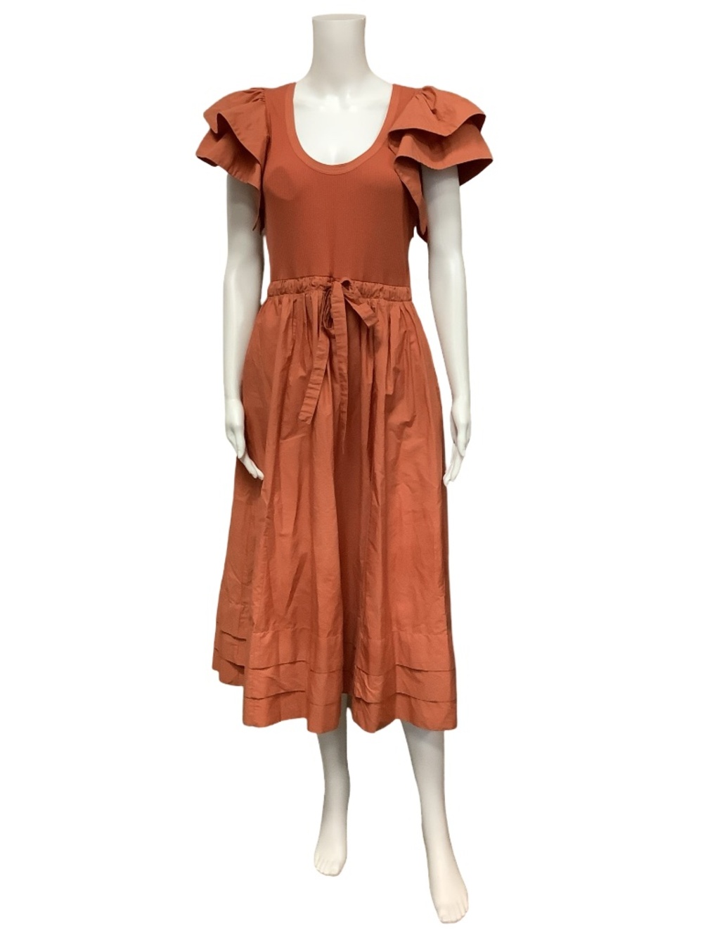 Ulla Johnson Round Neck Maxi Dress Size: M / 8